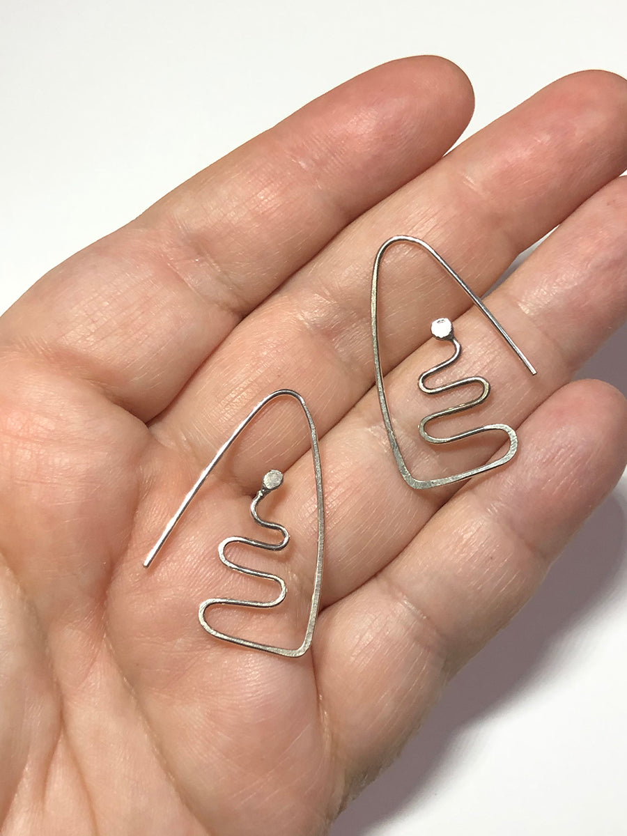 Undulate Sterling Earrings