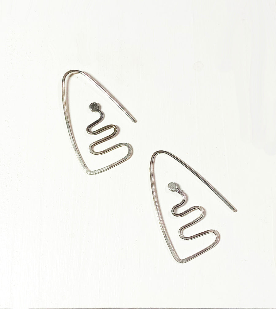 Undulate Sterling Earrings