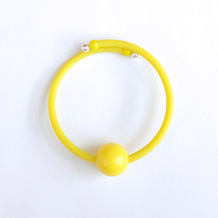 Bauhaus Wrap Bracelet in Yellow