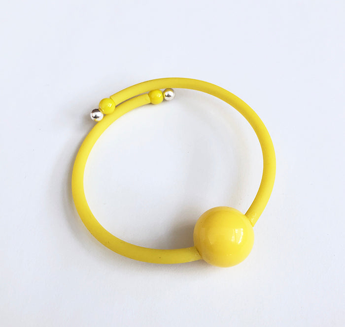 Bauhaus Wrap Bracelet in Yellow